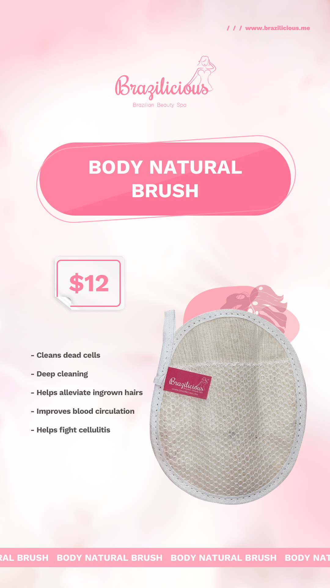 Brazilian Body Natural Loofah